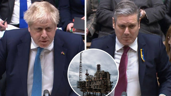 Sir Keir told Boris Johnson to impose a windfall tax on oil firms