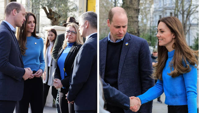 The Duke and Duchess of Cambridge have visited the Ukrainian Cultural Centre in London.