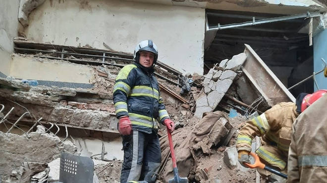 Rescuers found no victims of the attack