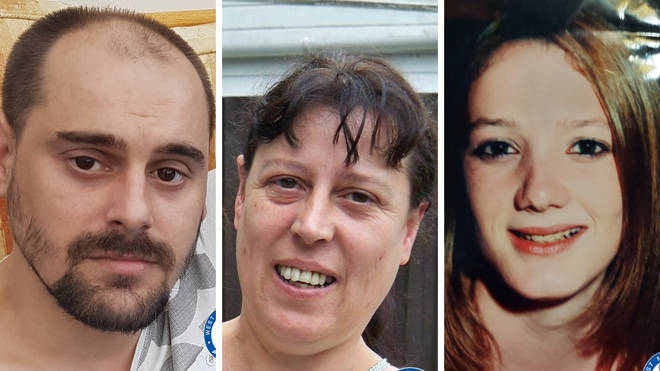 David Williams (left) was the first victim, David's mother Julie was killed next (centre) Nicole McGregor (right) was Russell's final victim