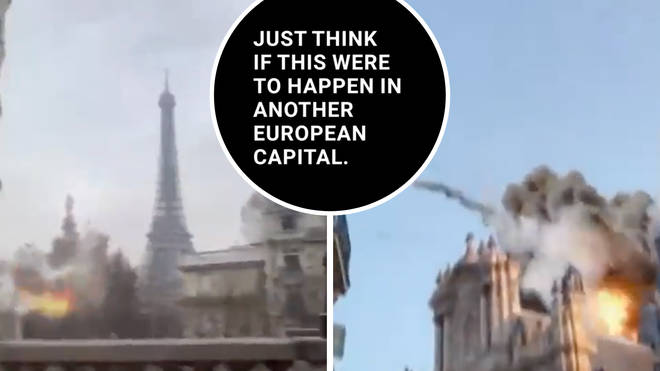 If we fall, you fall': Fake video shows Paris attacked in chilling warning  from Ukraine - LBC