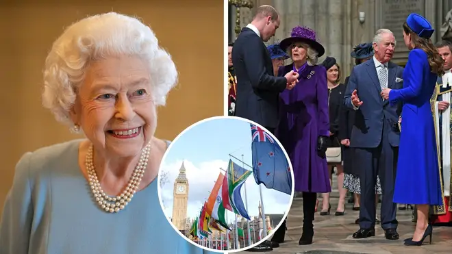 The Queen has released her annual Commonwealth Day message, but will not attend the service.
