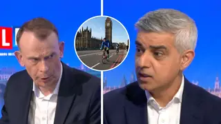 'I don't want London to be gridlocked': Andrew Marr and Sadiq Khan clash over cycle lanes