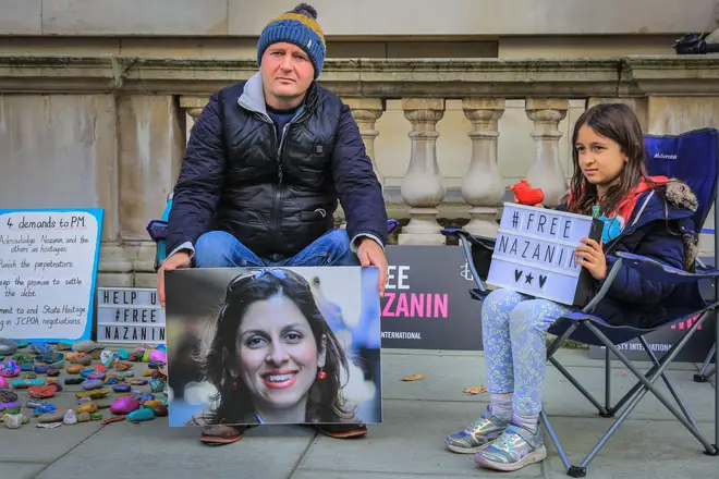 Ms Zaghari-Ratcliffe's husband and daughter have campaigned for her release for years