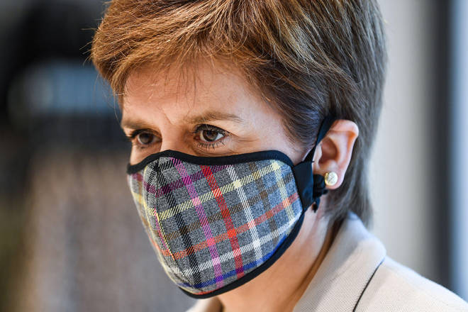 Nicola Sturgeon has said facemasks laws will remain in place for another fortnight.