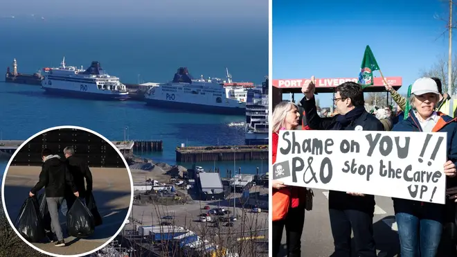 P&O has been condemned for its mass sacking of 800 staff.