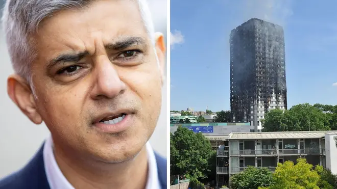 Sadiq Khan criticised the Government over Grenfell recommendations