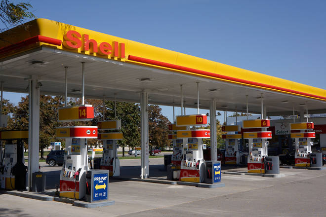 Shell petrol garage