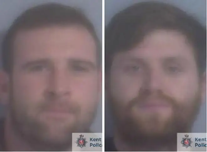 Warren Hearne (left) and Danny Frost from Romney Marsh have both been jailed