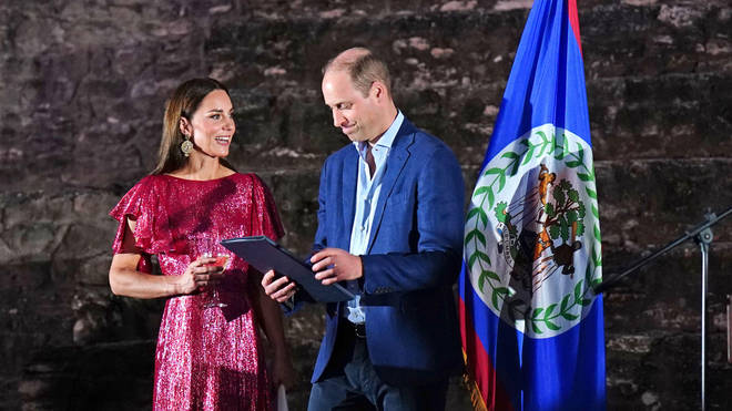 The Duke and Duchess of Cambridge attend a special reception at the Mayan ruins at Cahal Pech in San Ignacio