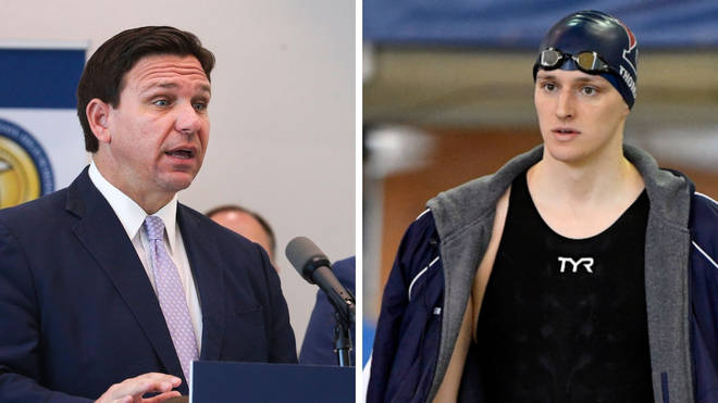 DeSantis has rejected Lia Thomas's recent high-profile win at a swimming event