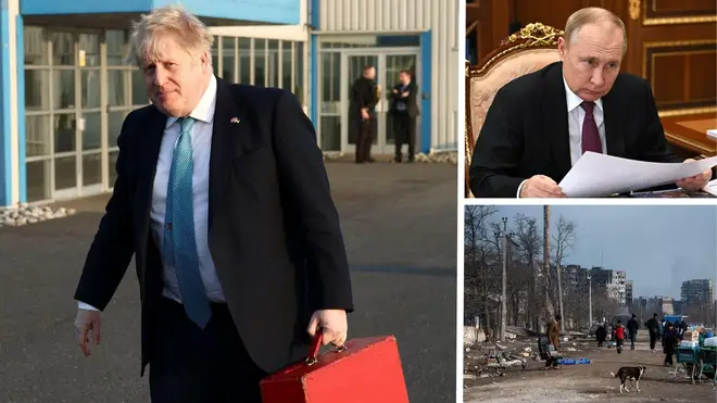 Boris Johnson says Putin has already crossed red lines in attacking civilians