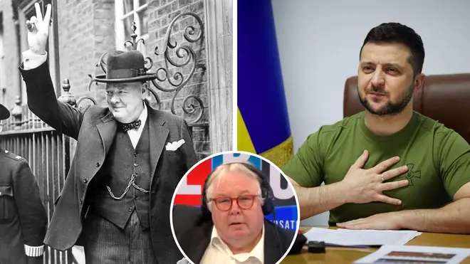 Boris Johnson compared Volodymyr Zelenskyy to Winston Churchill