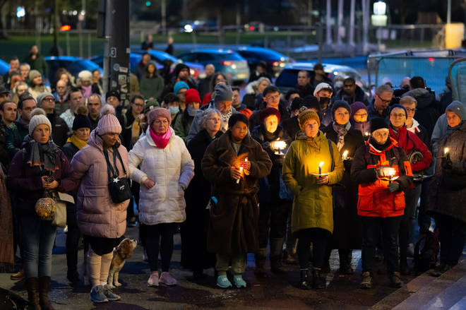 A vigil for Dr Jenkins was held in February