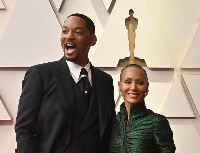 Will Smith and Jada Pinkett Smith at the 94th annual Academy Awards at the Dolby Theatre in the Hollywood section of Los Angeles on Sunday, March 27, 2022.