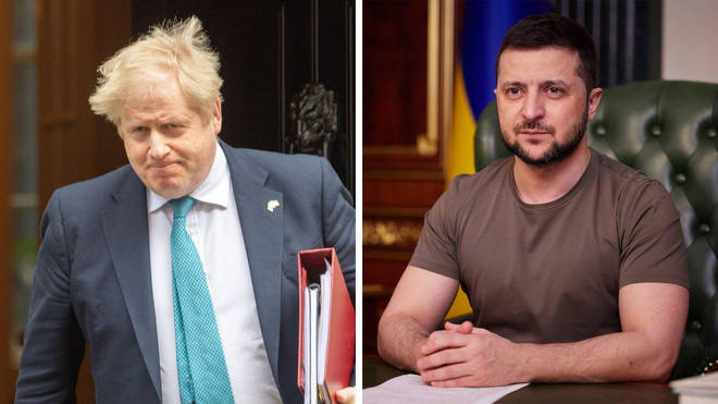 Boris Johnson has enjoyed a very good relationship with Volodymyr Zelenskyy