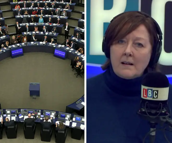 Caller tries to argue that MEPs aren't elected