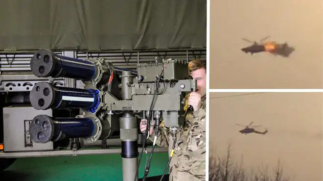 The British-made Starstreak missile is understood to have shot down a Russian attack helicopter