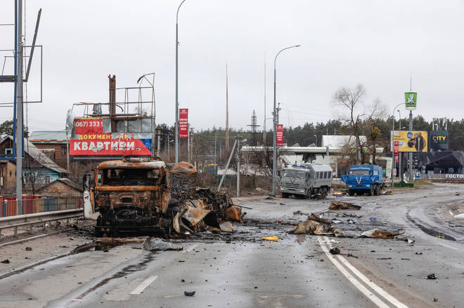Town on the outskirts of Kyiv were devastated by Russian assaults