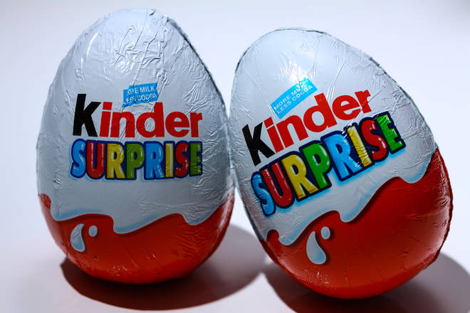 Kinder eggs are being recalled over salmonella poisoning fears