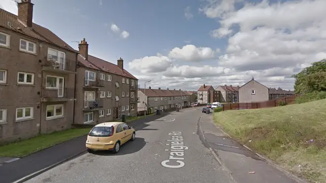 The four-year-old child was attacked by the dog on Craigielea Road in Duntocher