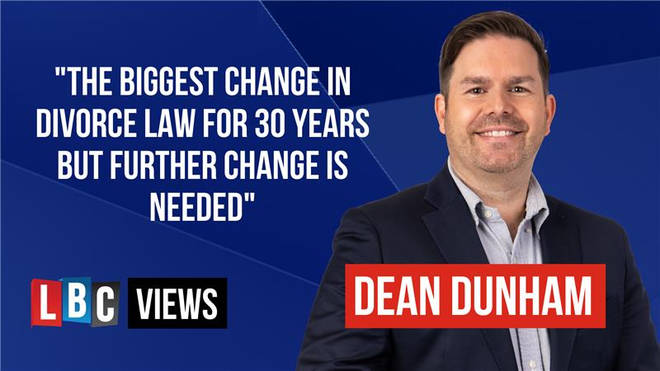Dean Dunham gave his view on the divorce laws