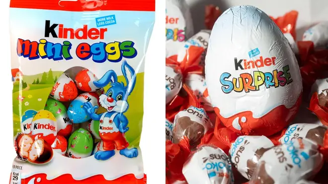 The recall of Kinder Surprise eggs has been extended to more products