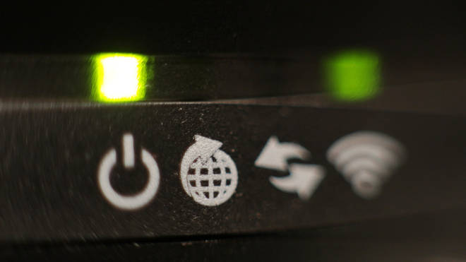 A broadband internet router