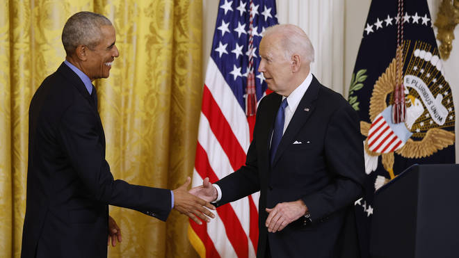 Former President Obama Joins President Biden At White House To Mark Passage Of The Affordable Care Act