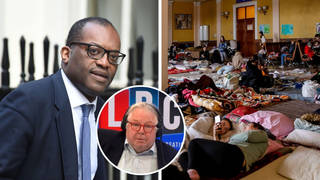Kwasi Kwarteng was questioned over the refugee scheme