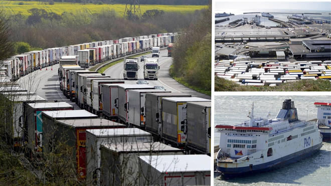 Lorry drivers are facing 12-hour waits because of P&O