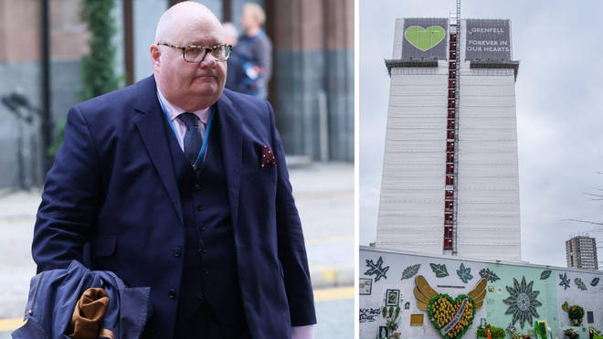 Eric Pickles has been accused of disrespecting the memory of the victims of the Grenfell Tower fire