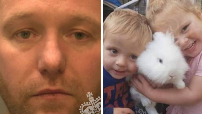 Jayden-Lee Lucas, three, and Gracie-Ann Wheaton, four, were killed when Martin Newman smashed into a stationary car they were in