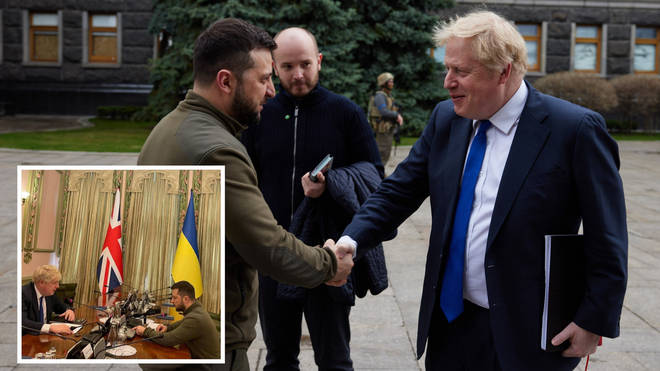 Boris met Zelenskyy in Kyiv today in an unannounced trip