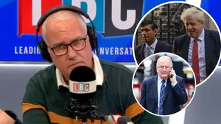 Partygate fines: Eddie Mair grills Tory MP Sir Roger Gale over PM future