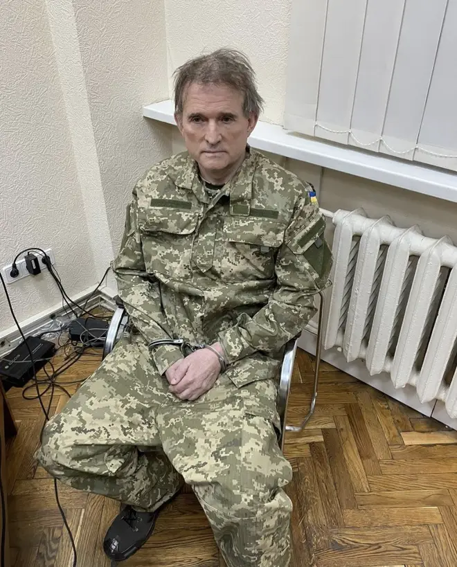 Viktor Medvedchuk has been detained in a special operation carried out by the country's SBU secret service.