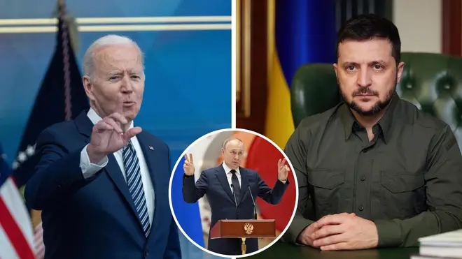 Biden accused Putin of genocide and Zelenskyy questioned how the invasion was allowed to proceed