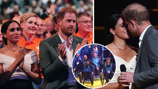 Harry and Meghan have arrived to the Invictus Games opening ceremony