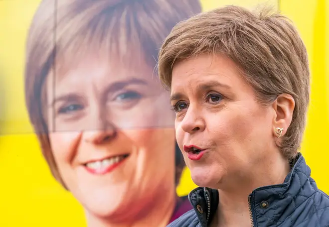 Nicola Sturgeon won't face police sanctions for not wearing a mask.