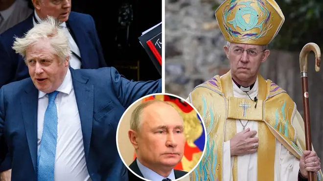 Boris Johnson fired back at Justin Welby over the Rwanda plan