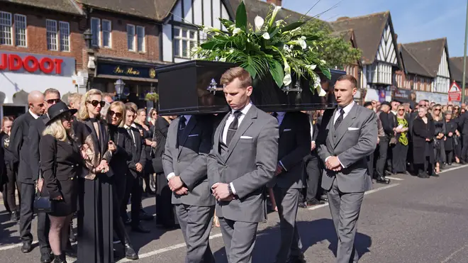 Fans line the streets in Petts Wood