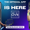 Screenshot of the new ATP WTA Live tennis app