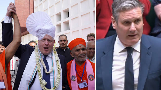 Tory MPs will get a free vote on whether to investigate claims Boris Johnson lied to Parliament after a U-turn whilst the PM is in India