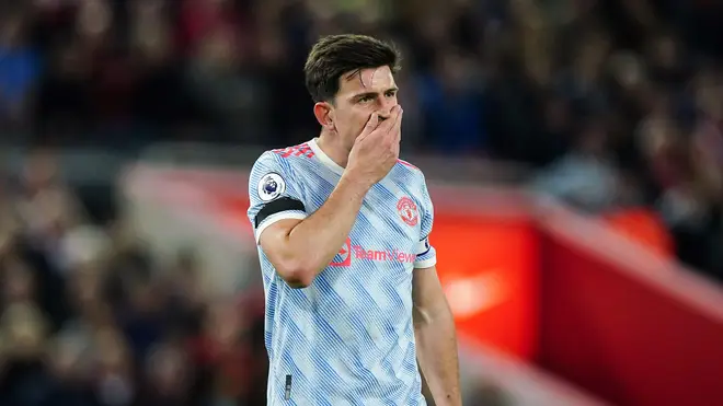 Harry Maguire was the victim of a bomb threat