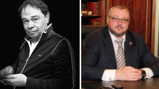 Sergei Protosenya, left, was found dead in Spain alongside his family. Vladislav Avayev, right, was found dead in Moscow
