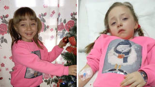 Miraslava, 5, has fallen seriously ill whilst waiting for a UK visa