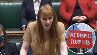 Angela Rayner lashed out at the "lies" being briefed about her