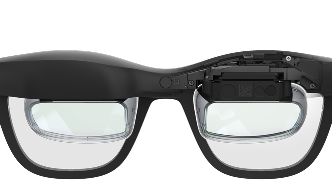 Nreal Air augmented reality glasses, which are to be launched in the UK by mobile operator EE.