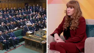 Angela Rayner wore trousers in her first TV appearance since the 'Basic Instinct' story in the MoS.