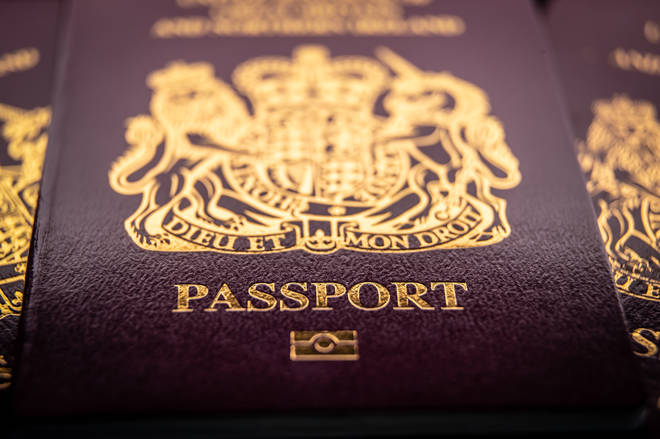 Red UK passport